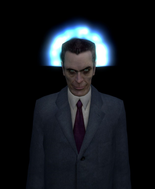 a photo of gman from half life 2 in the style of