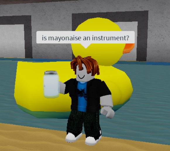 Is Mayonnaise An Instrument Hmmm Roblox Wiki Fandom - roblox kitchen gun audio