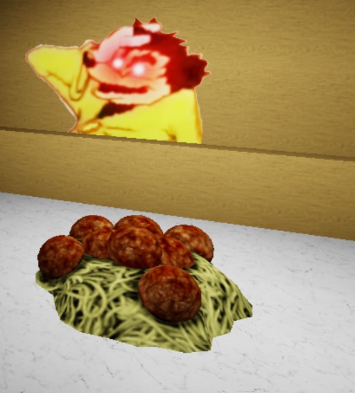 Somebody Toucha My Spaghet Hmmm Roblox Wiki Fandom - somebody toucha my spaghet loud roblox id