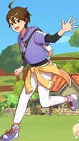 Justin as Male playable character in Harvest Moon: Home Sweet Home