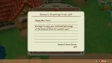 New Years Letter from Jeff