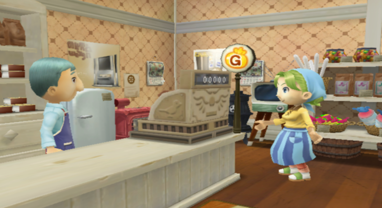 can you build the general store in harvest moon mod on minecraft in water