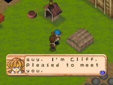 Cliff introduces himself