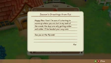 New Years Letter from Kai.