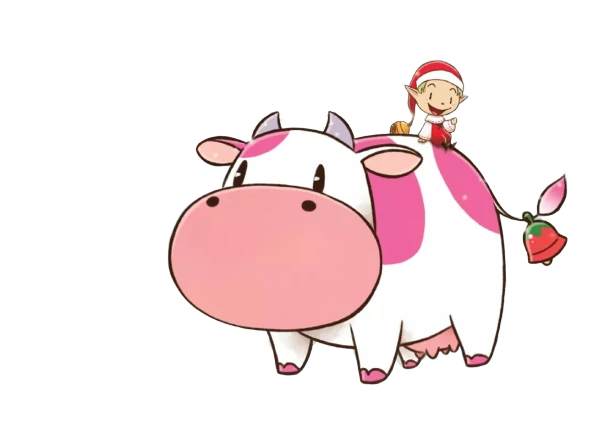 Клубничная корова рисунок