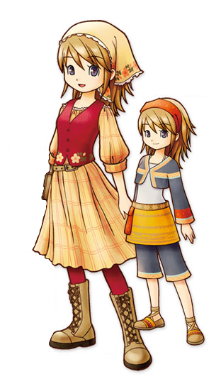 harvest moon tale of two towns characters