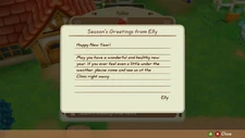 New Years Letter from Elly.