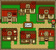 Harvest Moon GB Town Map