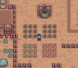 Cloudy weather in Harvest Moon.