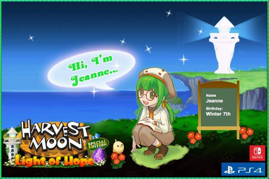 Jeanne (LoH)/Gallery The Harvest Moon Wiki Fandom