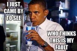 Obama-ijustcamebytoseewhothinksthisismyfault