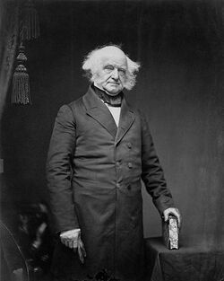 Martin Van Buren by Mathew Brady c1855-58