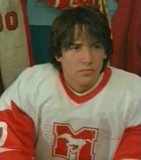 Keanu Reeves Heaver 20 Hamilton Mustangs Hockey Jersey Youngblood Movie