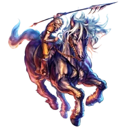 Shoza with Kokuoh in Hokuto no Ken: Legends ReVIVE (illustration)