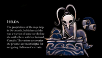 Iselda's description in the Wanderer's Journal