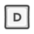 Keyboard White D