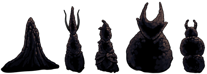 Five Great Knights Dung Statues