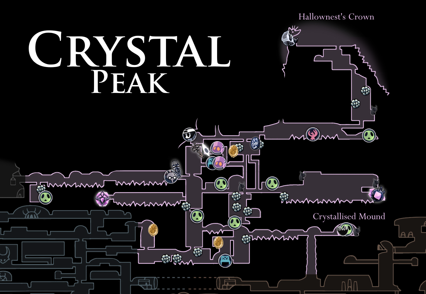 hollow knight crystal peak map