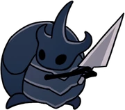 Rycerz Obserwatora atakujący mieczem