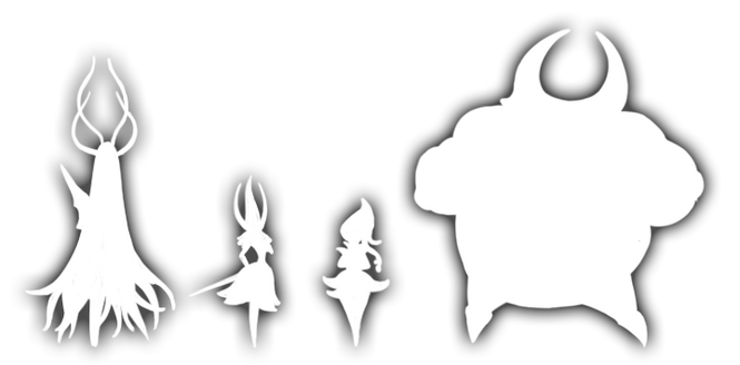 Five Great Knights Silhouettes