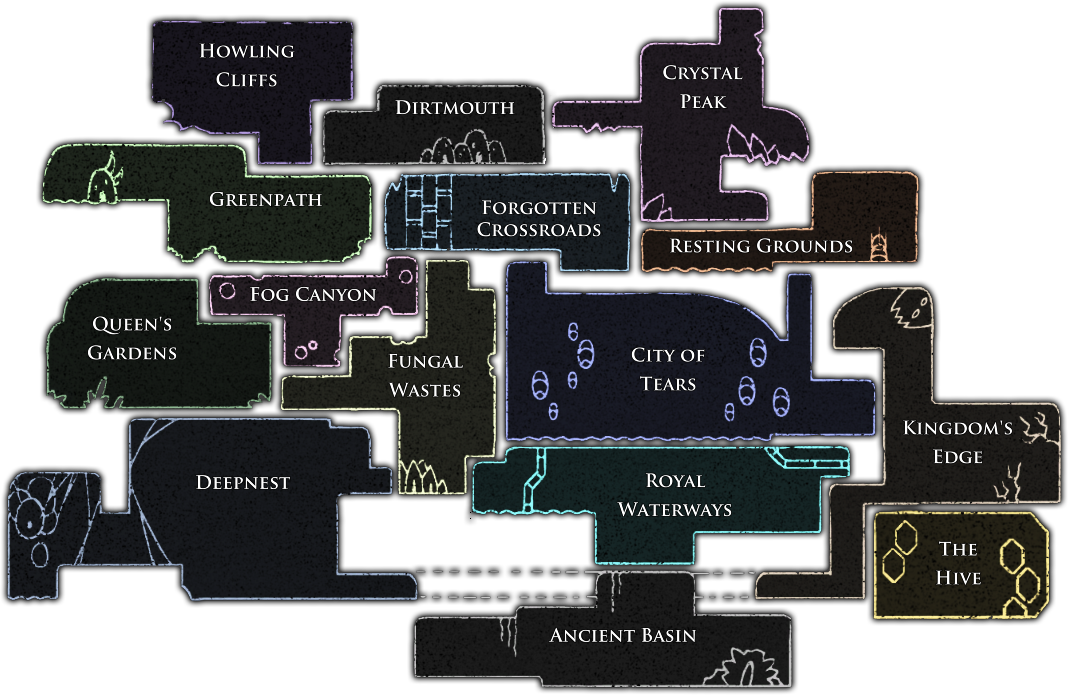 hollow knight map 2019