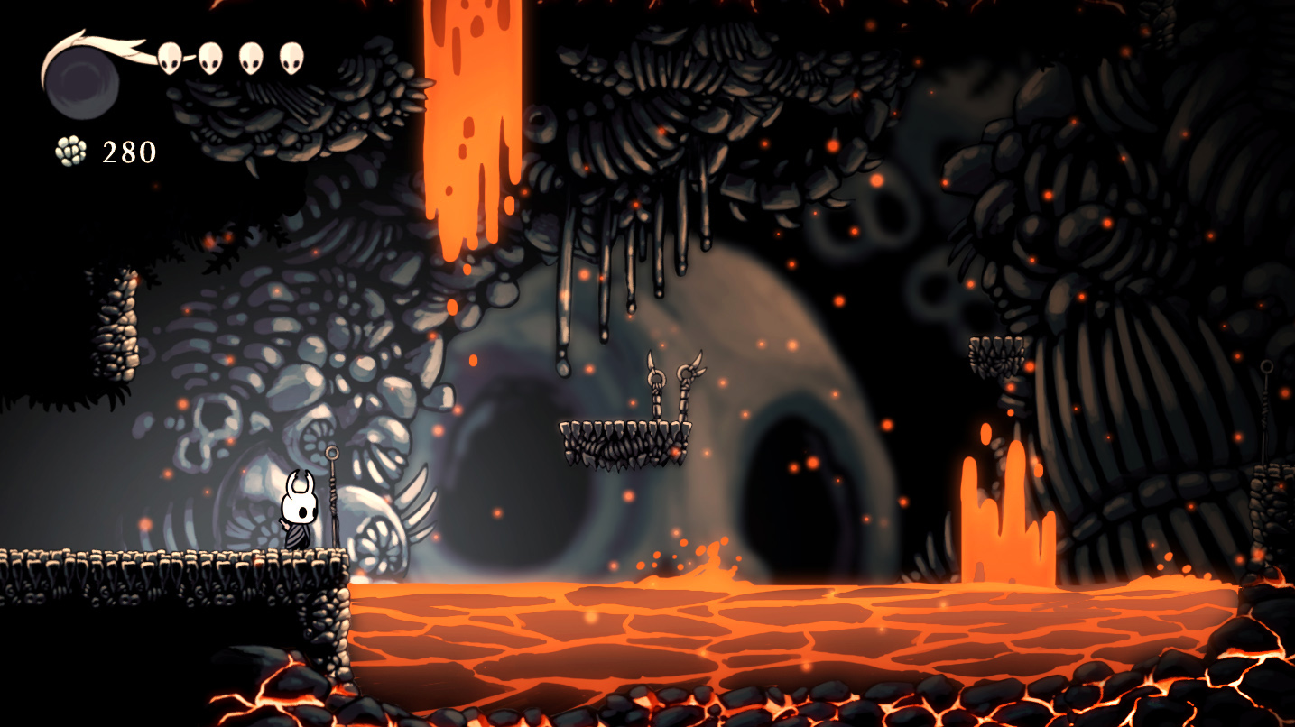 Лес костей Hollow Knight. Холонайт игра. Hollow Knight Скриншоты из игры. Hollow Knight рыцарь в игре.