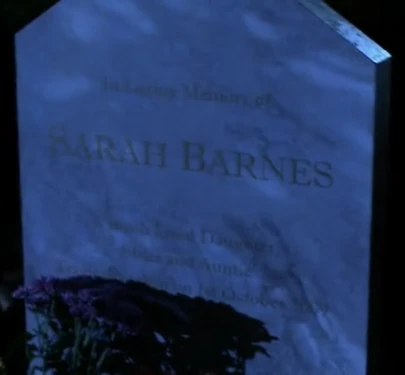 Sarah's Headstone