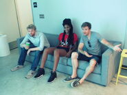 (left to right) Hayes Davenport, Jessica Williams, Sean Clements