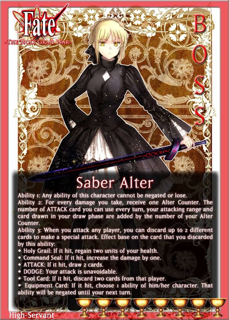 Saber Alter Maid, Fate - The Holy Grail War Wiki