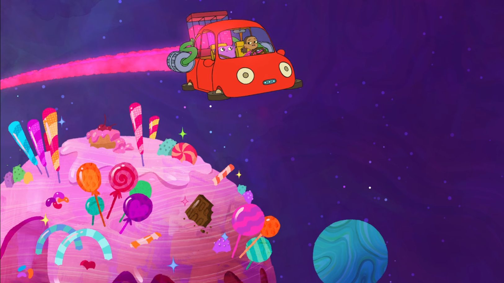 Planet candy top