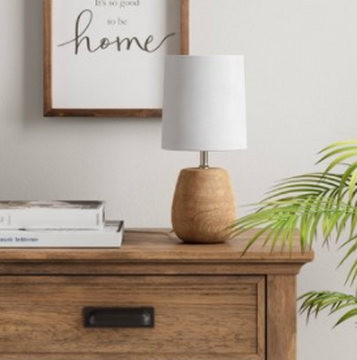 Polyresin wood accent lamp online