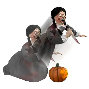 Vengeful Vicki (Lunging Pumpkin Carver) | Home Depot & Party City