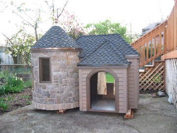 Castle discount dog house