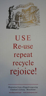 USE, Re-use, repeat, recycle, rejoice! via the Incline Press at Chetham's Library