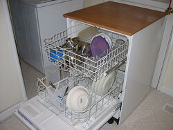 Loaded Dishwasher