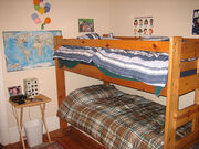 New Bunk Bed, with sheets