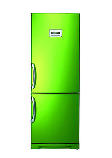 Frosted Green refrigerator