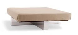 mattress on an interesting minimalist platform