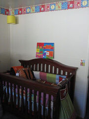 Nursery wall border