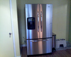 New Fridge-stainless