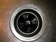 a garbage disposal from the sink -- the entry point