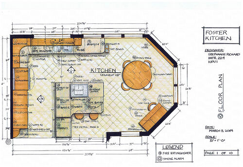 interior design floor plan sketches