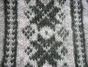 close-up of a Norwegian pattern