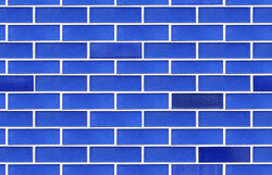 Blue ceramic wall seamless tile