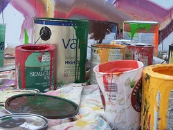 cans of paint