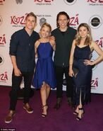 Tessa with Raechelle Banno, Scott Lee and Matt Little