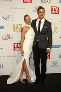 Scott and Raechelle at the Logies in 2016