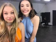 Olivia and her Home and Away co-star Anna Cocquerel