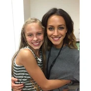 Alec with former Home and Away co-star Isabella Giovinazzo