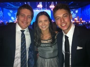 Bridgette with Steve and Lincoln Younes